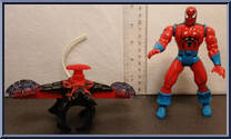 Spidey (Kayak) from Spider-Man - Web Splashers - Hydro Blast manufactured by Toy Biz [Loose]