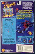 Spidey (Kayak) from Spider-Man - Web Splashers - Hydro Blast manufactured by Toy Biz [Back]