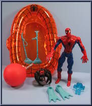 Spidey (Sea-Hunter) from Spider-Man - Web Splashers - Series 1 manufactured by Toy Biz [Loose]