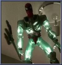 Spidey (Shark Trap) from Spider-Man - Web Splashers - Series 1 manufactured by Toy Biz [Loose]