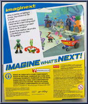 Squidward (Pirate) & Mr. Krabs from Spongebob Squarepants - Basic Series manufactured by Fisher-Price [Back]