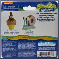 Goofy Goober Patrick & Glazed Gary from Spongebob Squarepants - Basic Series manufactured by Just Play [Back]