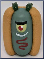 Plankton Dog from Spongebob Squarepants - F.U.N. with Food - Mini manufactured by Just Play [Loose]