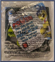 Mr. Superawesomeness Sound Patrick Straw Topper (Toy) from Spongebob Squarepants - Spongebob Movie - Sponge Out of Water manufactured by McDonald's [Back]