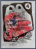 Sir Pinch-A-Lot Claw Punching Straw Topper (Toy) from Spongebob Squarepants - Spongebob Movie - Sponge Out of Water manufactured by McDonald's [Front]