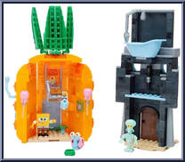 Bad Neighbors Set from Spongebob Squarepants - Basic Series manufactured by Mega Bloks [Loose]