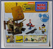 Burgermobile Showdown from Spongebob Squarepants - Movie - Sponge Out of Water manufactured by Mega Bloks [Back]