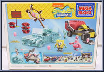 Invisible Boatmobile Rescue from Spongebob Squarepants - Basic Series manufactured by Mega Bloks [Back]