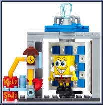 Photo Booth Time Machine from Spongebob Squarepants - Movie - Sponge Out of Water manufactured by Mega Bloks [Loose]