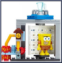 Photo Booth Time Machine from Spongebob Squarepants - Movie - Sponge Out of Water manufactured by Mega Bloks [Loose]
