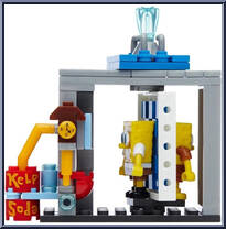 Photo Booth Time Machine from Spongebob Squarepants - Movie - Sponge Out of Water manufactured by Mega Bloks [Loose]