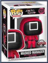 Masked Manager (Square) from Squid Game - Pop! Vinyl Figures manufactured by Funko [Front]