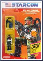 Sgt. Bill Travers from Starcom - Astro Marines manufactured by Coleco [Front]