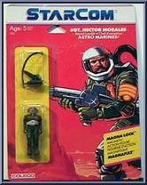 Sgt. Hector Morales from Starcom - Astro Marines manufactured by Coleco [Front]