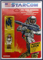 PFC John "Cowboy" Jefferson from Starcom - Astro Marines manufactured by Coleco [Front]