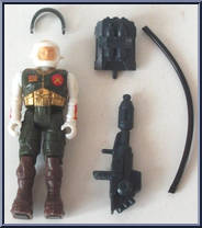 Col. Paul "Crowbar" Corbin from Starcom - Astro Marines manufactured by Coleco [Loose]