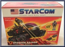 Shadow Raider (Sneak Attack) from Starcom - Vehicles manufactured by Coleco [Front]