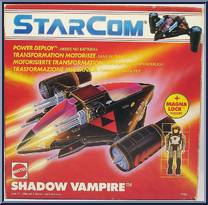 Shadow Vampire (Enemy VTOL Fighter) from Starcom - Vehicles manufactured by Coleco [Front]