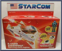 F-1400 Starwolf Astro Fighter from Starcom - Vehicles manufactured by Coleco [Front]