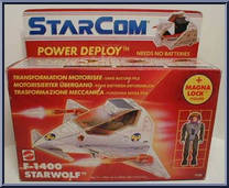 F-1400 Starwolf Astro Fighter from Starcom - Vehicles manufactured by Coleco [Front]