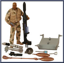 Teal'C (Desert Combat) from Stargate SG-1 - Series 4 manufactured by Diamond [Loose]
