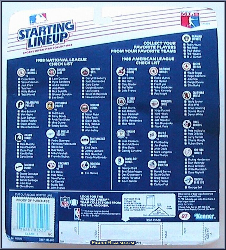 1988 starting lineup baseball figures