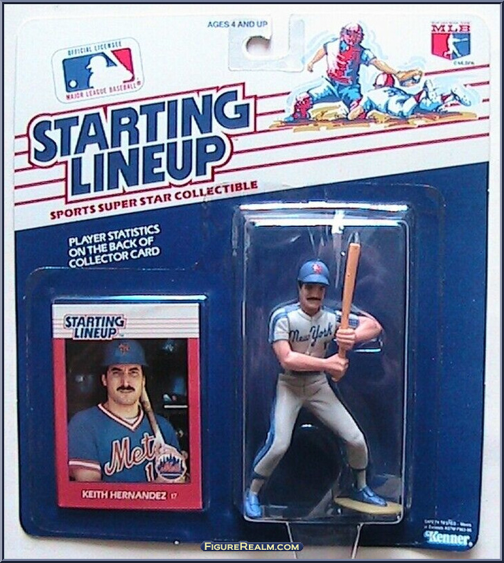 NY Mets Keith Hernandez #17 Baseball Figure Kenner Starting Lineup 1988 for sale online