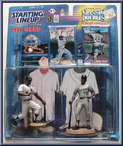 Albert Belle / Frank Thomas from Starting Lineup - Baseball - Classic Doubles - 1998 manufactured by Kenner [Front]