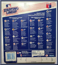 Billy Hatcher from Starting Lineup - Baseball - 1988 Series manufactured by Kenner [Back]