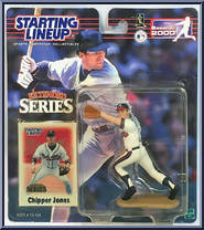 Chipper Jones (Extended) from Starting Lineup - Baseball - 2000 Series manufactured by Kenner [Front]