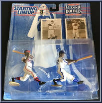 Larry Doby / Jackie Robinson from Starting Lineup - Baseball - Classic Doubles - 1997 manufactured by Kenner [Front]