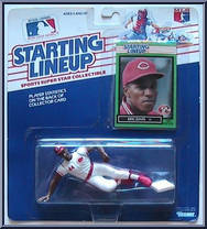 Eric Davis (Reds) from Starting Lineup - Baseball - 1989 Series manufactured by Kenner [Front]