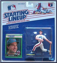 Gary Carter (New York Mets) from Starting Lineup - Baseball - 1989 Series manufactured by Kenner [Front]