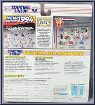 Gary Sheffield (Extended) from Starting Lineup - Baseball - 1994 Series manufactured by Kenner [Back]