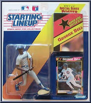 George Bell (Cubs) from Starting Lineup - Baseball - 1992 Series manufactured by Kenner [Front]