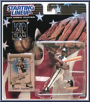 Hank Aaron from Starting Lineup - Baseball - All Century Team manufactured by Kenner [Front]