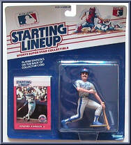 Howard Johnson (Mets) from Starting Lineup - Baseball - 1988 Series manufactured by Kenner [Front]