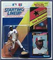 Ivan Calderon (Expos) from Starting Lineup - Baseball - 1992 Series manufactured by Kenner [Front]