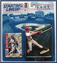 Ivan Rodriguez from Starting Lineup - Baseball - 1997 Series manufactured by Kenner [Front]