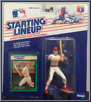 Jeff Treadway (Reds) from Starting Lineup - Baseball - 1989 Series manufactured by Kenner [Front]