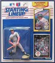Jose Canseco (Athletics) from Starting Lineup - Baseball - 1990 Series manufactured by Kenner [Front]