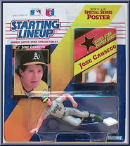 Jose Canseco (Athletics) from Starting Lineup - Baseball - 1992 Series manufactured by Kenner [Front]