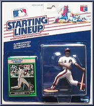 Juan Samuel (Phillies) from Starting Lineup - Baseball - 1989 Series manufactured by Kenner [Front]