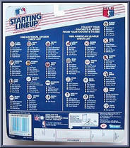 Keith Hernandez (Mets) from Starting Lineup - Baseball - 1988 Series manufactured by Kenner [Back]