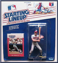 Ken Oberkfell (Braves) from Starting Lineup - Baseball - 1988 Series manufactured by Kenner [Front]