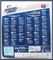 Kent Hrbek (Twins) from Starting Lineup - Baseball - 1988 Series manufactured by Kenner [Back]