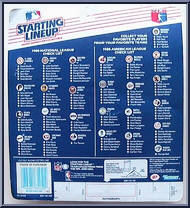 Kevin McReynolds (Mets) from Starting Lineup - Baseball - 1988 Series manufactured by Kenner [Back]
