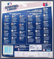 Kirby Puckett (Twins) from Starting Lineup - Baseball - 1988 Series manufactured by Kenner [Back]