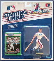 Len Dykstra (Mets) from Starting Lineup - Baseball - 1989 Series manufactured by Kenner [Front]