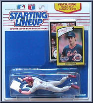 Len Dykstra (Phillies) from Starting Lineup - Baseball - 1990 Series manufactured by Kenner [Front]